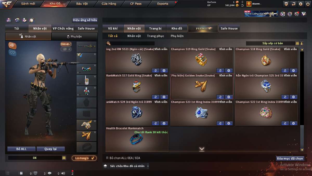 shop acc cf uy tin gia re